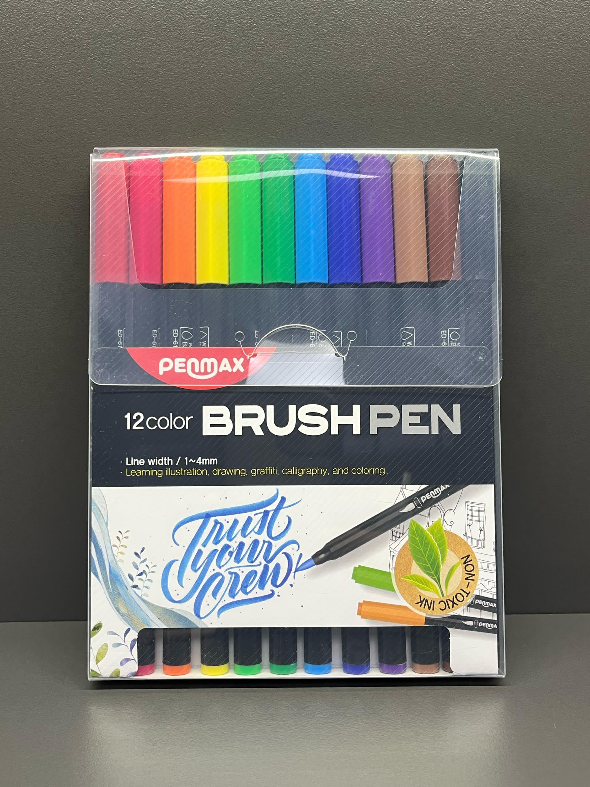 ماژیک نقاشی نوک براش BRUSH PEN پن مکس ماژیک نقاشی نوک براش BRUSH PEN پن مکس