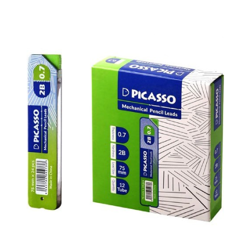مغز اتود 0.7 × 75 میلی_متری ۲۴ عددی پیکاسو مغز اتود 0.7 × 75 میلی_متری ۲۴ عددی پیکاسو