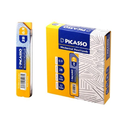 مغز اتود 0.9 × 75 میلی_متری ۲۴ عددی پیکاسو مغز اتود 0.9 × 75 میلی_متری ۲۴ عددی پیکاسو